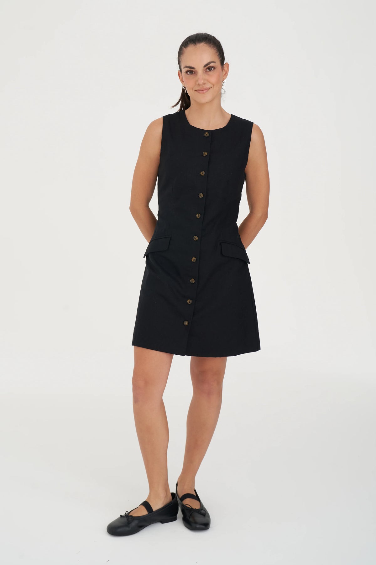 Avery Mini Dress - Black
