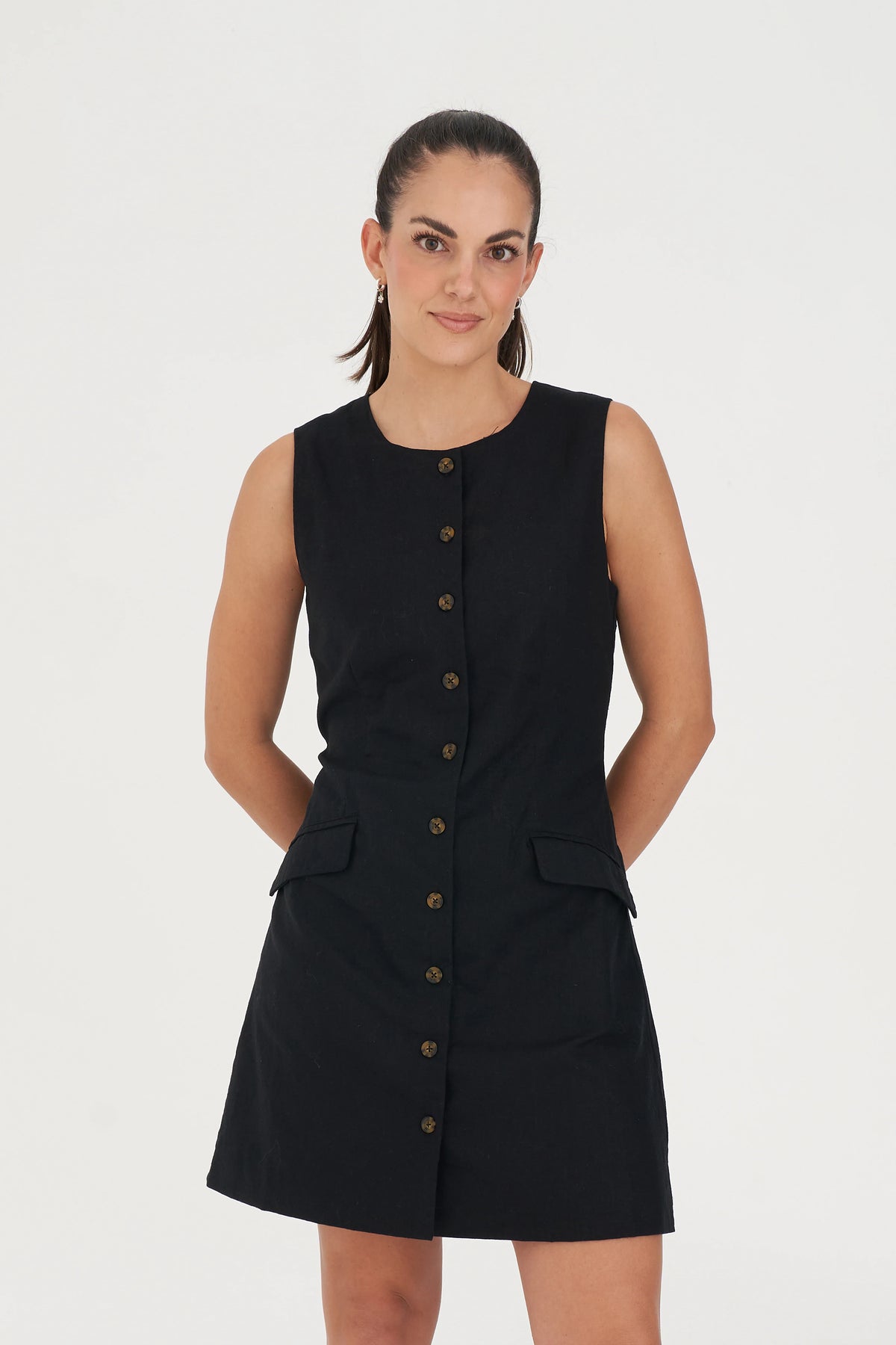 Avery Mini Dress - Black