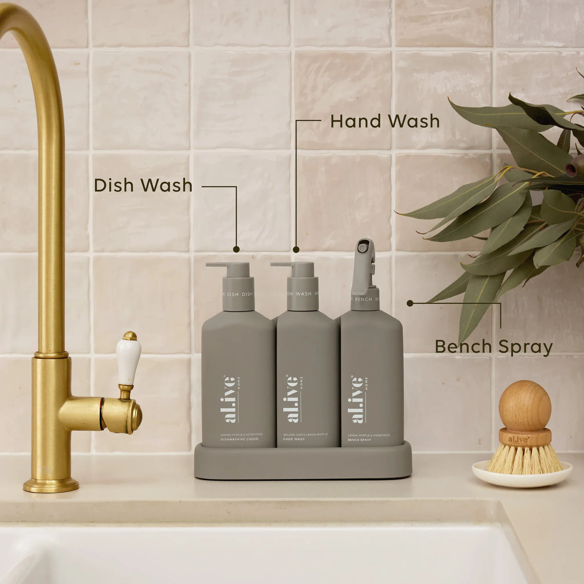 Kitchen Trio - Willow Gum & Lemon Myrtle + Lemon Myrtle & Honeydew