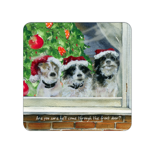 Christmas Coaster - Front Door