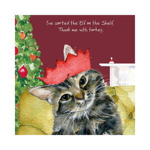 Christmas Card - Sorted Elf