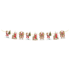 Christmas Garland - Santa