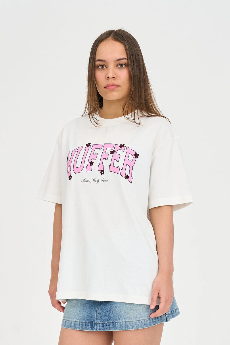 Relax Tee 220/In Bloom - Chalk