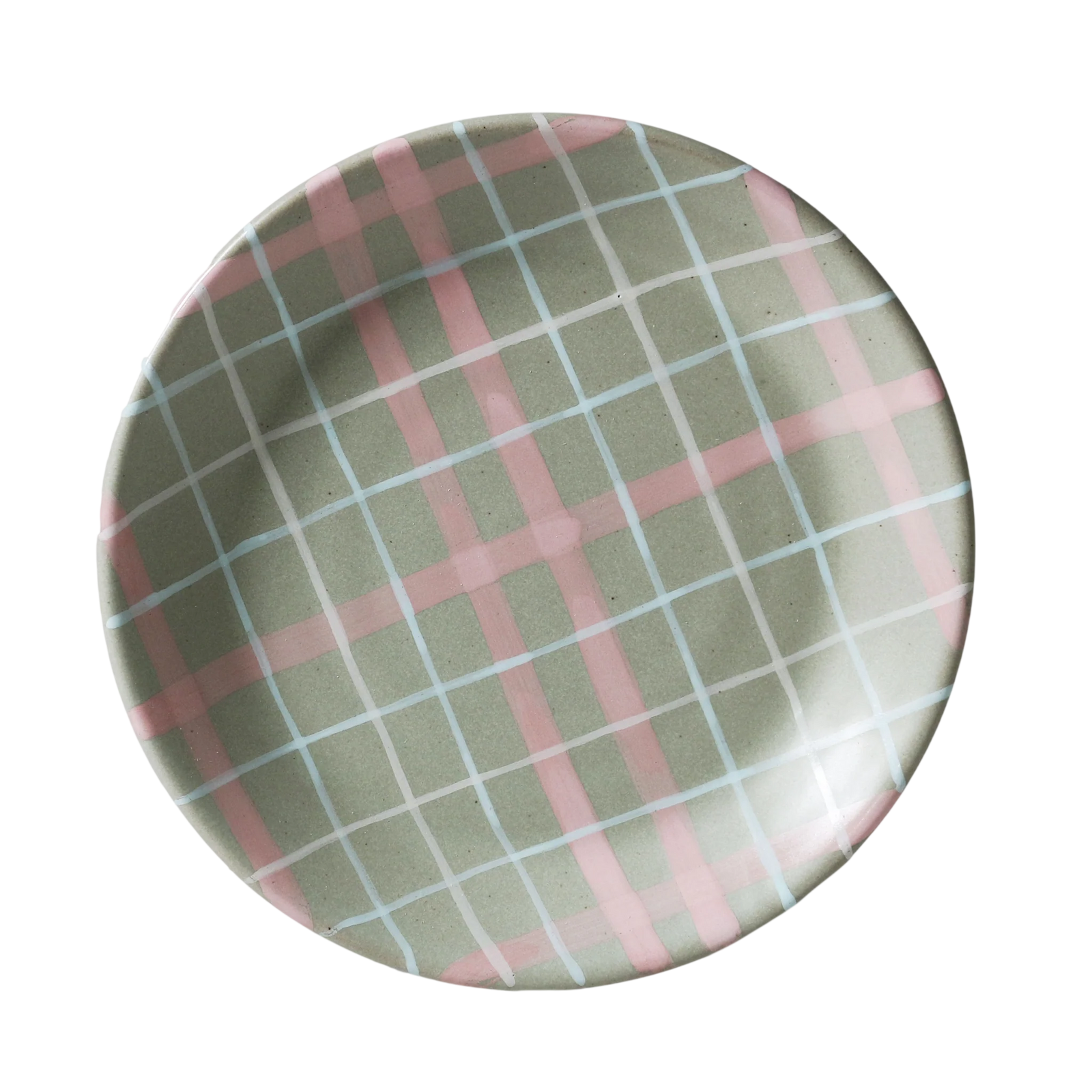 Sage & Blush Check Plate / Cat's Pyjamas