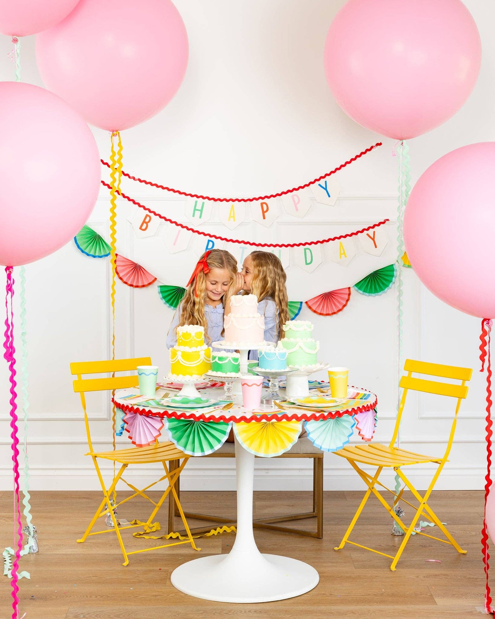 Bright Birthday Bunting Banner