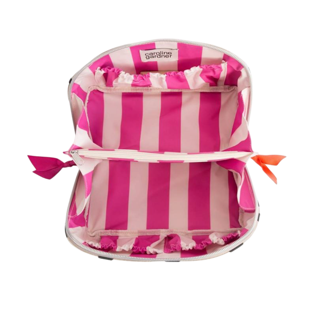 Mono Linked Hearts - Diagonal Wash Bag