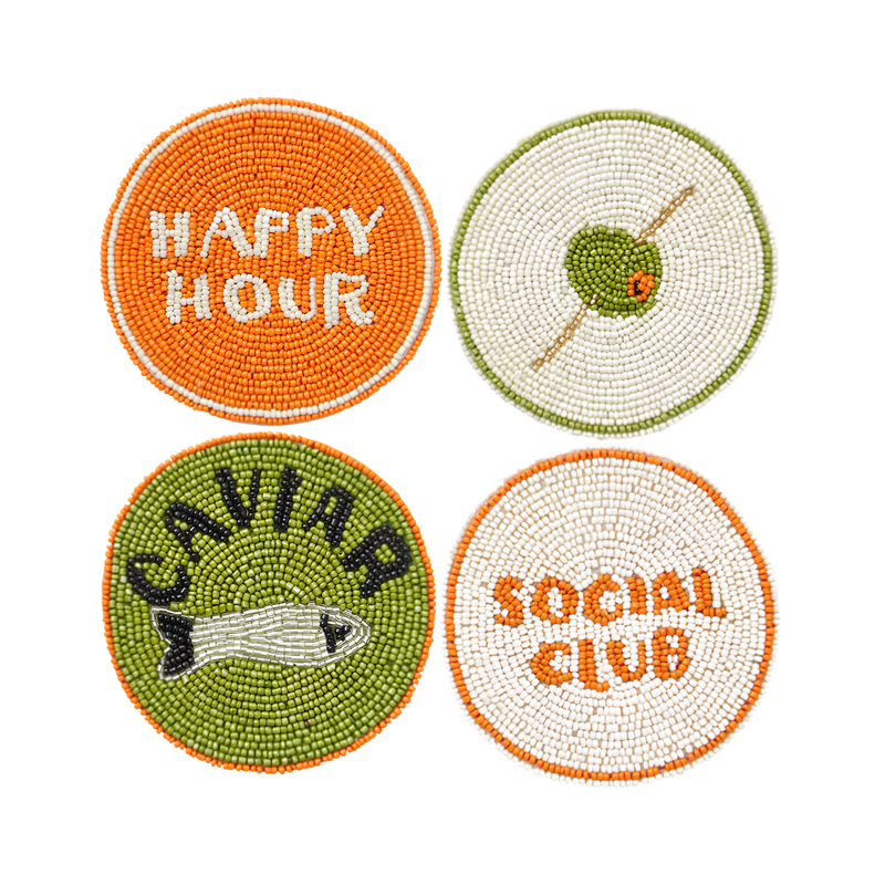 Beaded Coasters