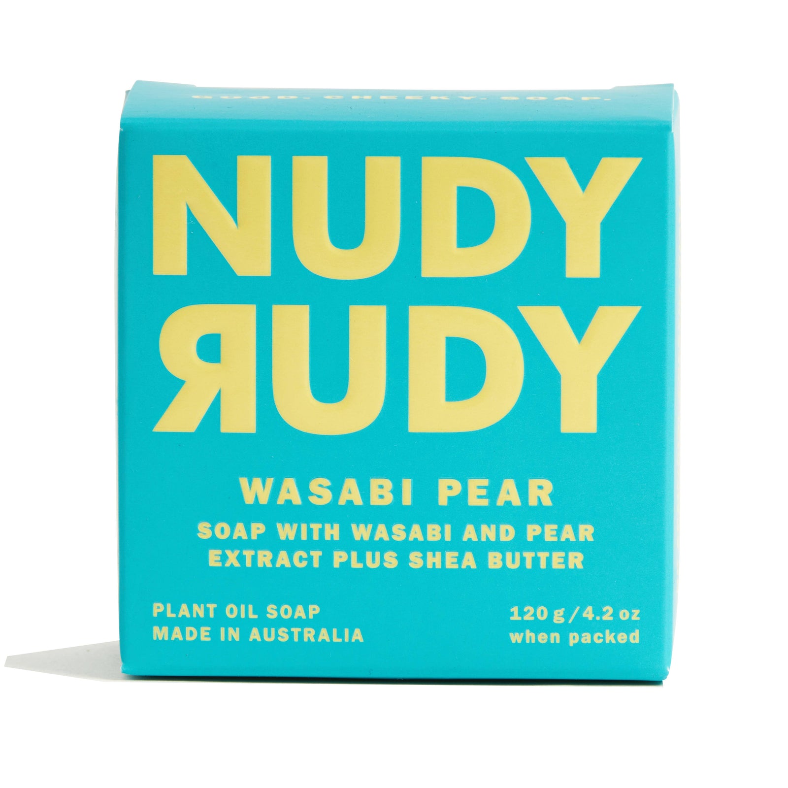 Nudy Rudy Bar Soap 4.2oz - Wasabi Pear