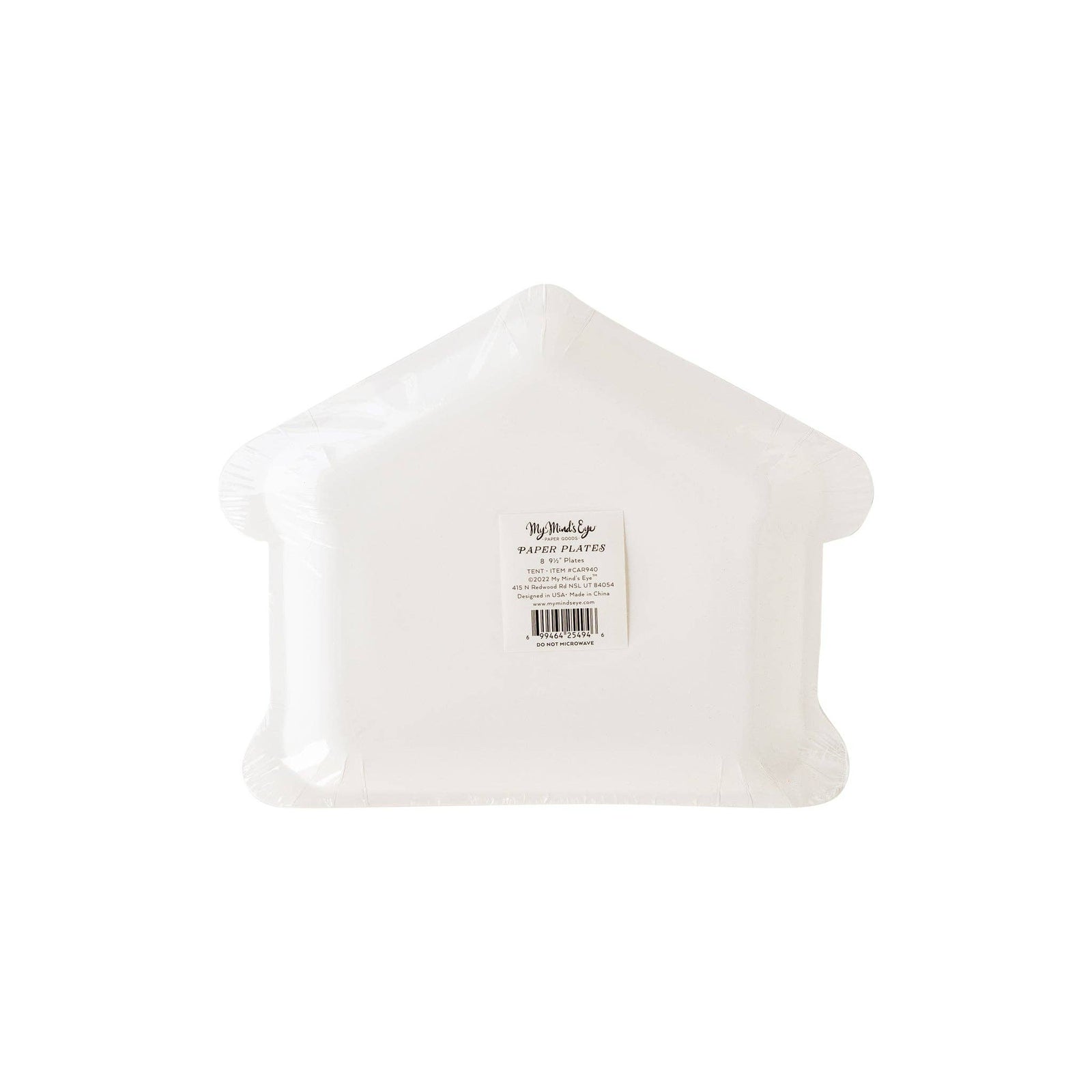Carnival Tent Shaped Plate