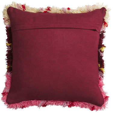 Karina Shag Cushion - Rosewood