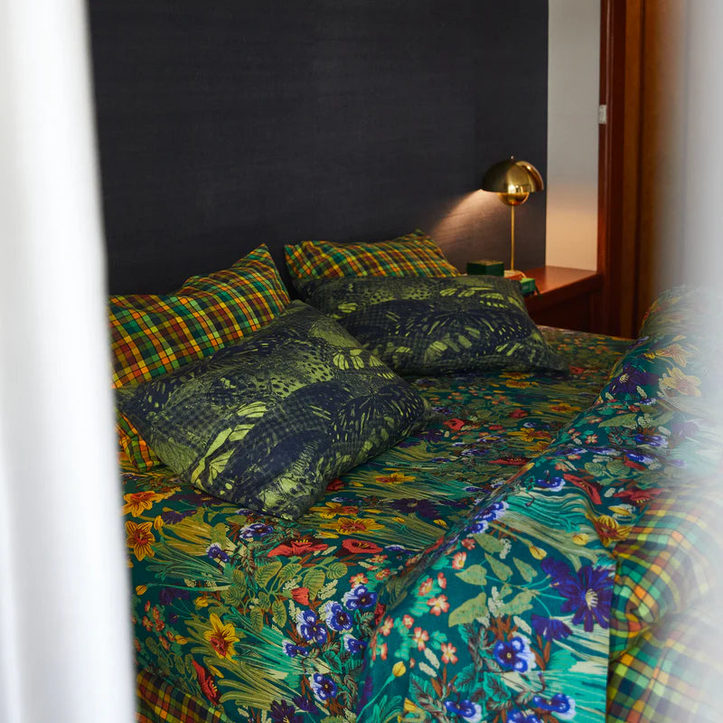Babette Linen Sheets - Verdant