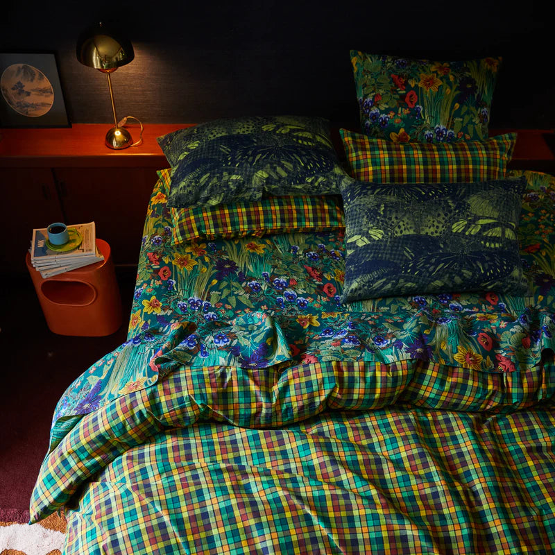 Babette Linen Sheets - Verdant