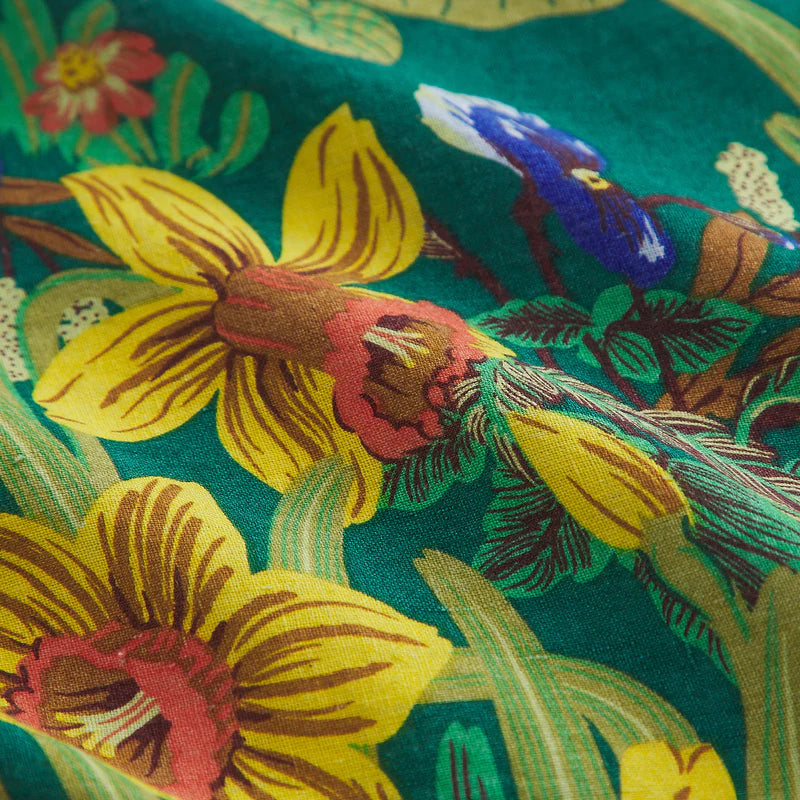 Babette Linen Sheets - Verdant