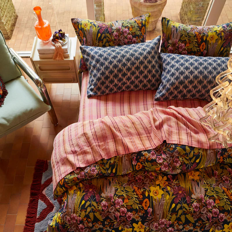 Nicolette Linen Sheets - Poudre