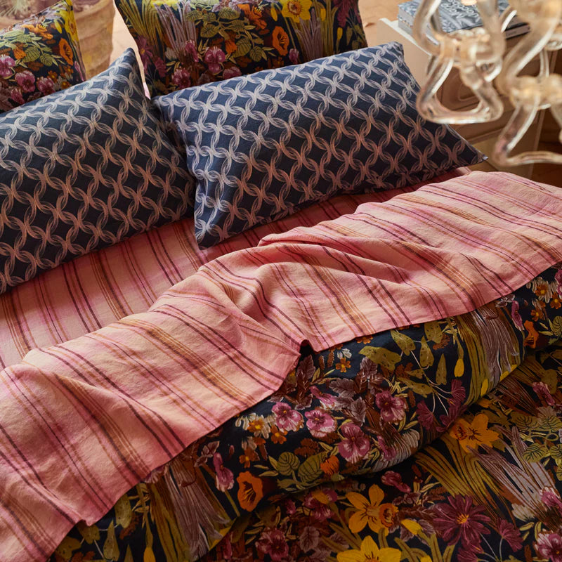 Nicolette Linen Sheets - Poudre