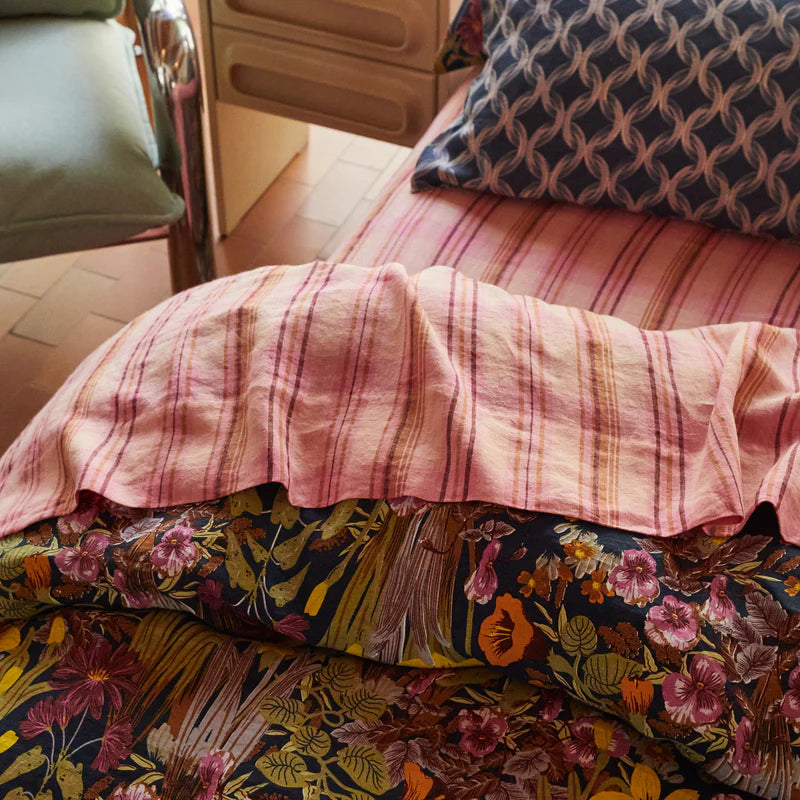 Nicolette Linen Sheets - Poudre