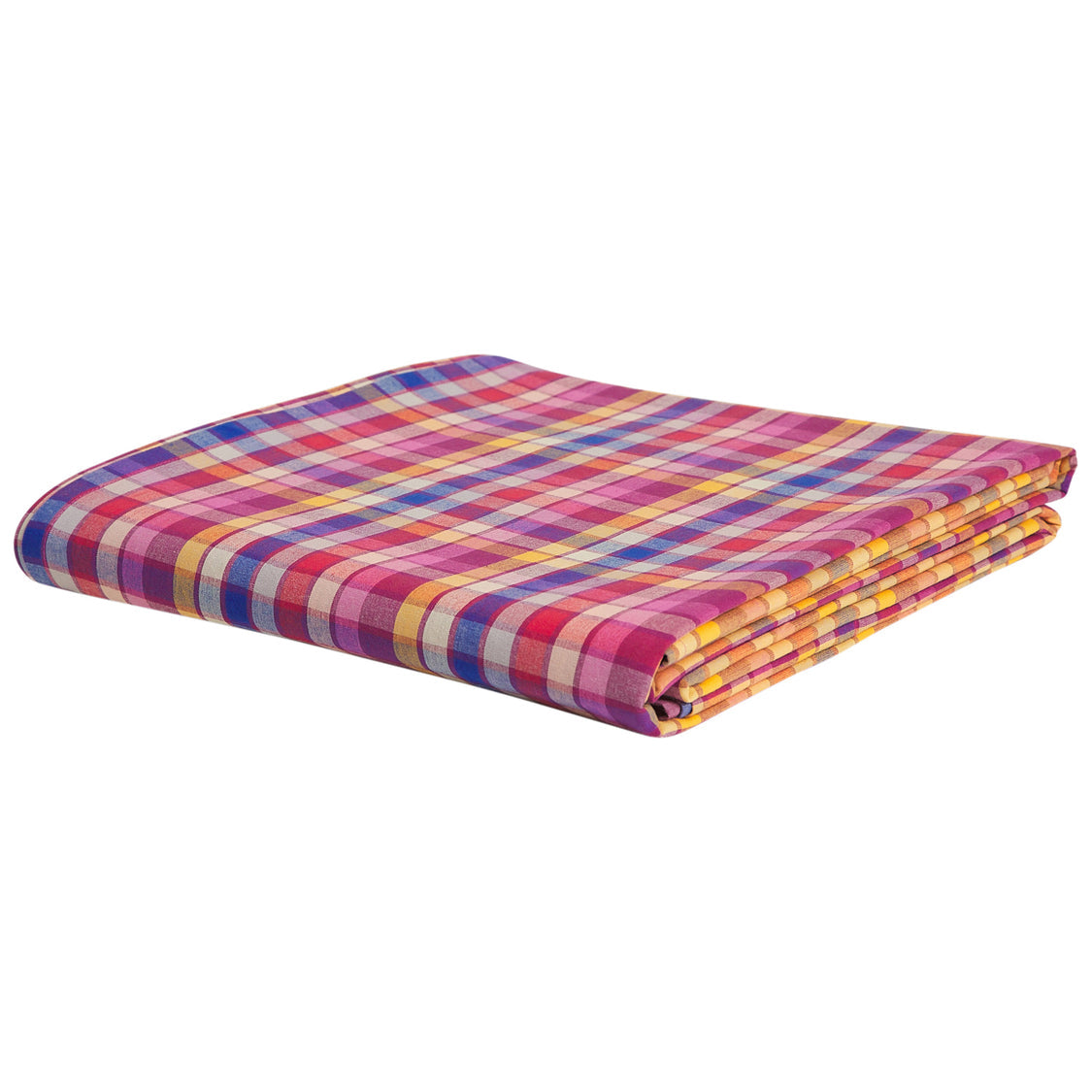 Stela Cotton Sheets - Pansy Flat Sheet - Sage x Clare
