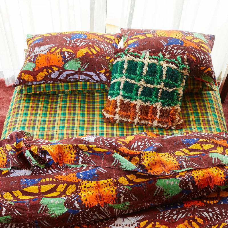 Stela Cotton Sheets - Spring Green