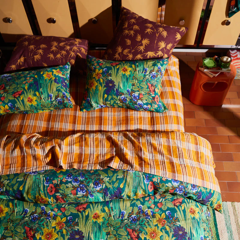 Nicolette Linen Sheets - Marigold
