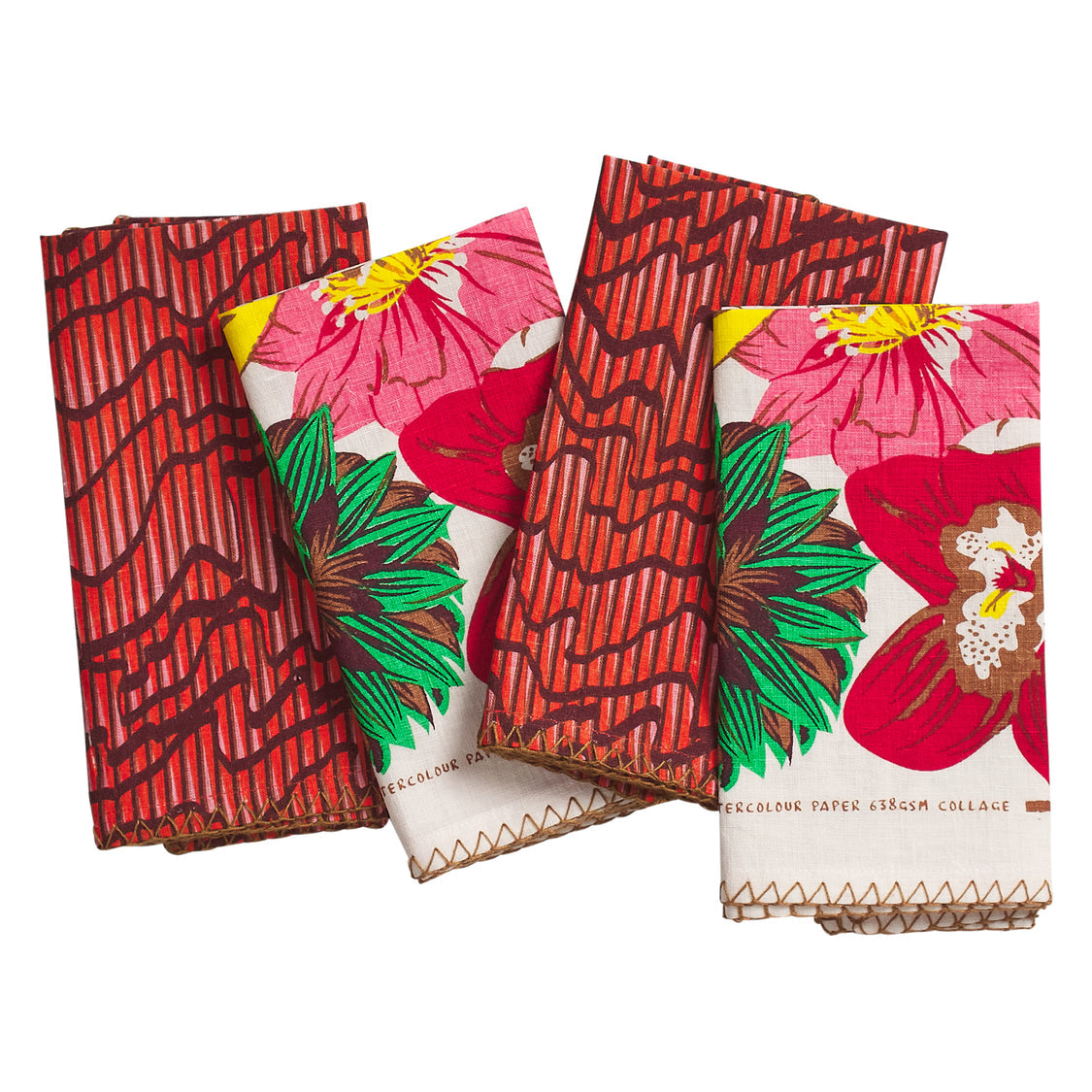 Hanna Napkin Set - Orangerie - Sage x Clare