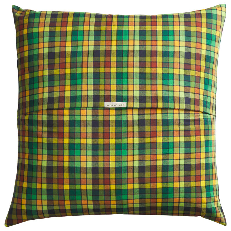 Stela Cotton Pillowcase Set - Spring Green