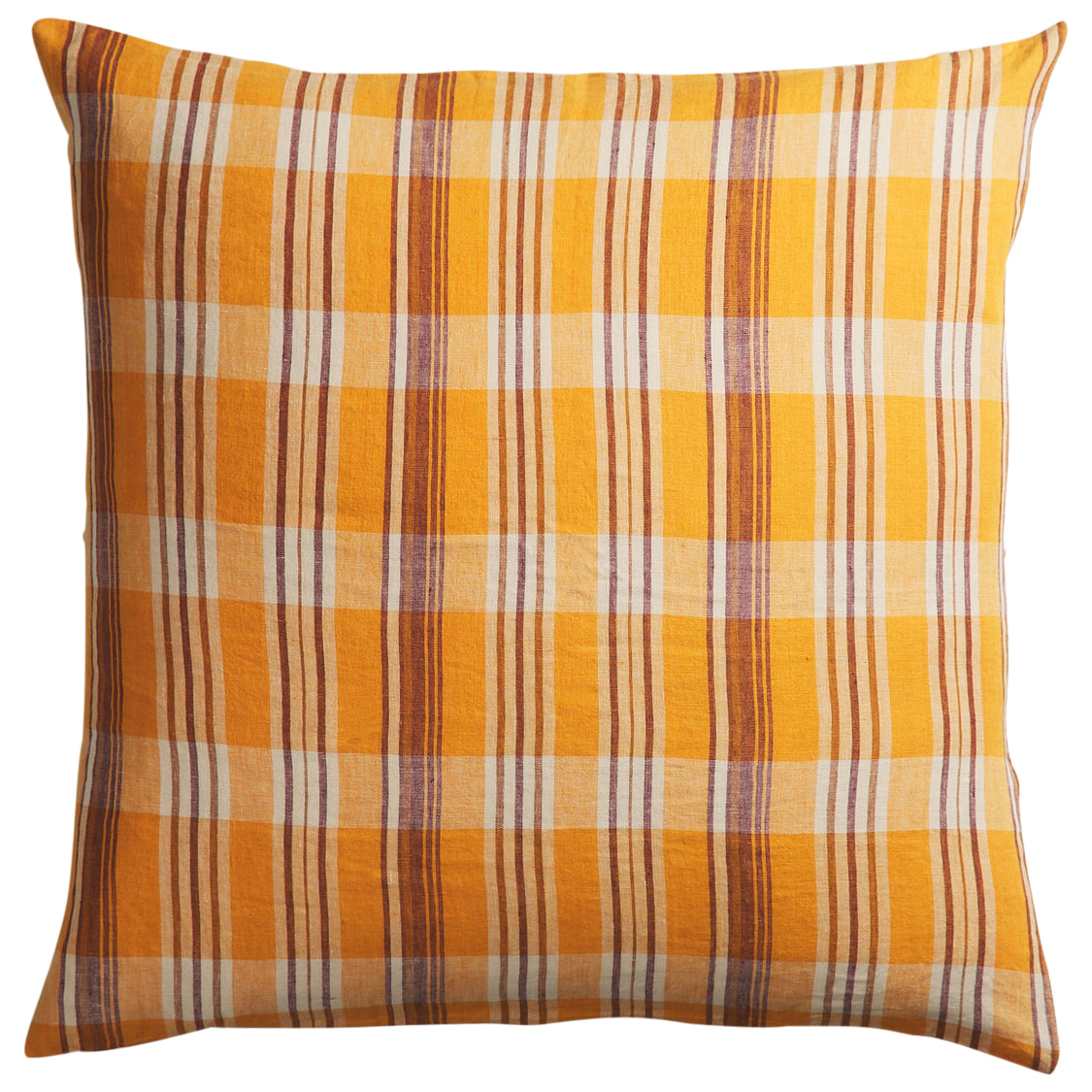 Nicolette Linen Euro Pillowcase Set - Marigold - Sage x Clare