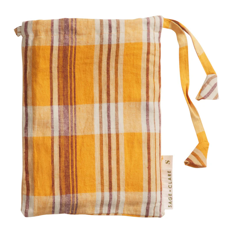 Nicolette Linen Pillowcase Set - Marigold