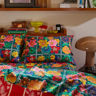 Ines Cotton Pillowcase Set Verdant - Standard