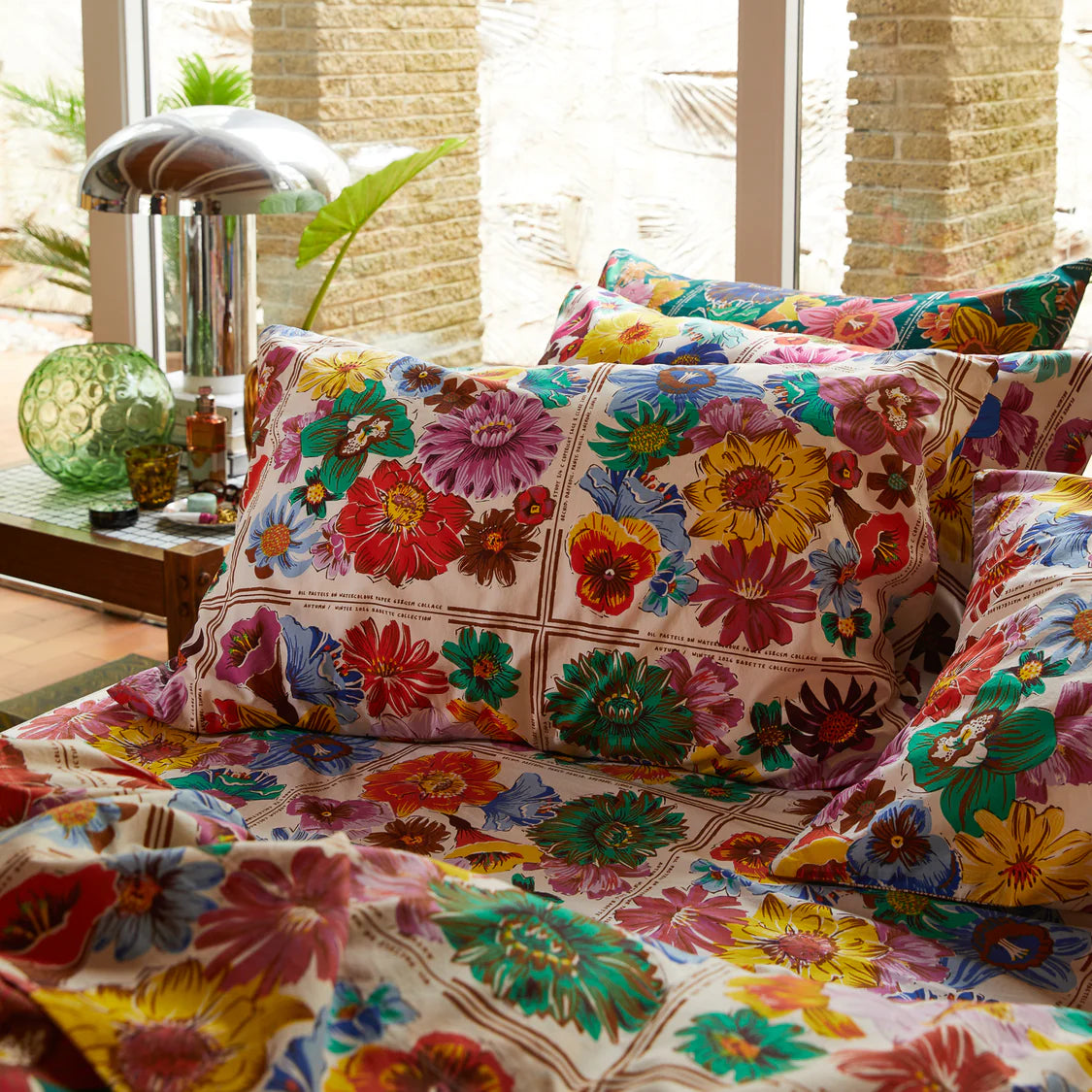 Ines Cotton Pillowcase Set Porcelain - Standard