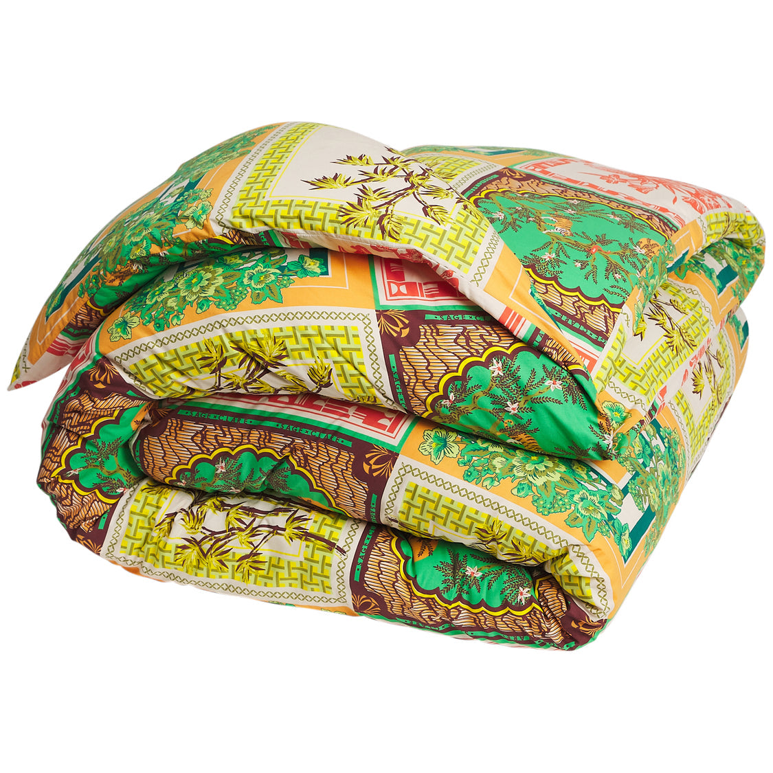 Freya Cotton Quilt Cover - Sage x Clare