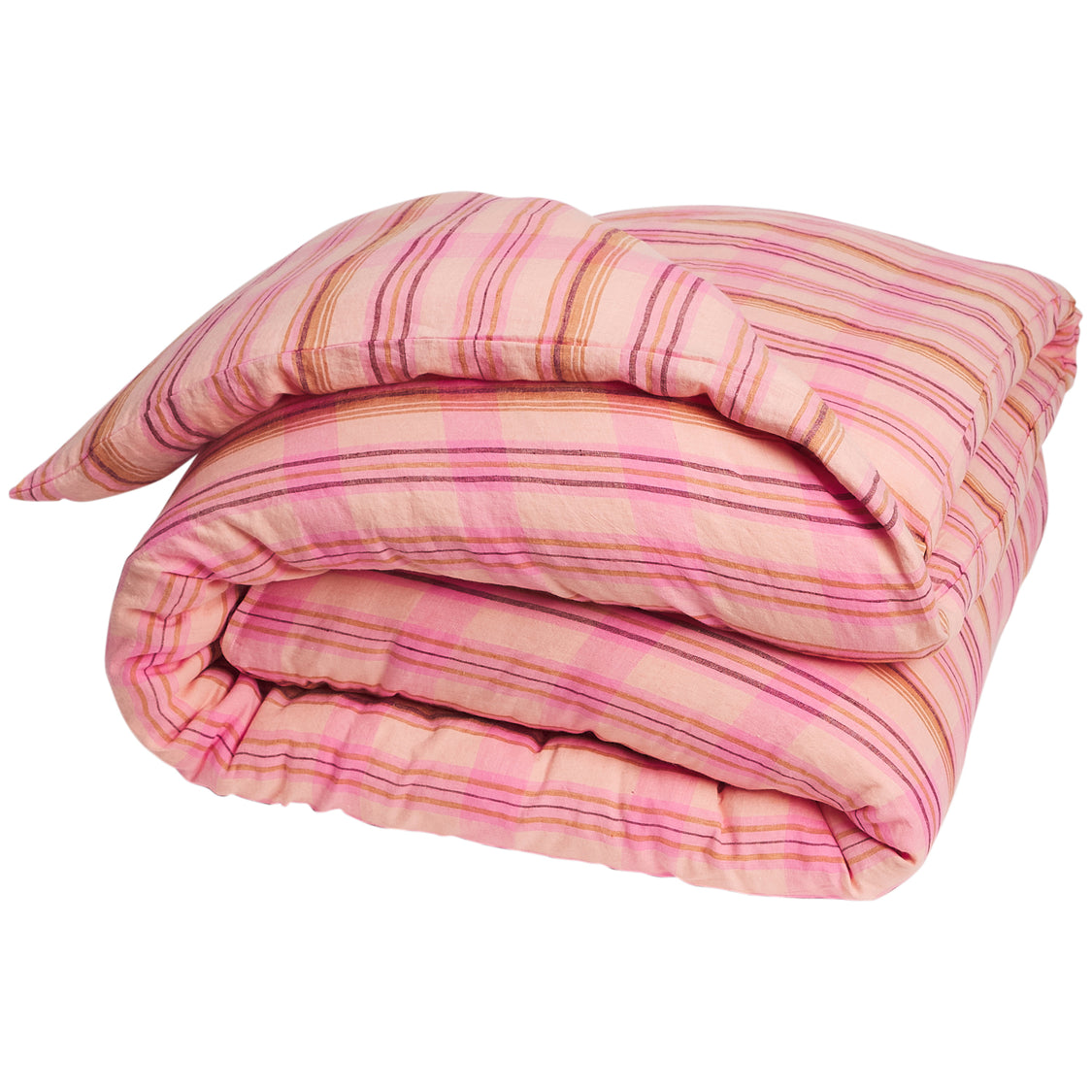 Nicolette Linen Quilt Cover - Poudre - Sage x Clare
