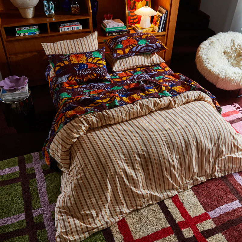Leon Cotton Quilt Cover - Chiffon