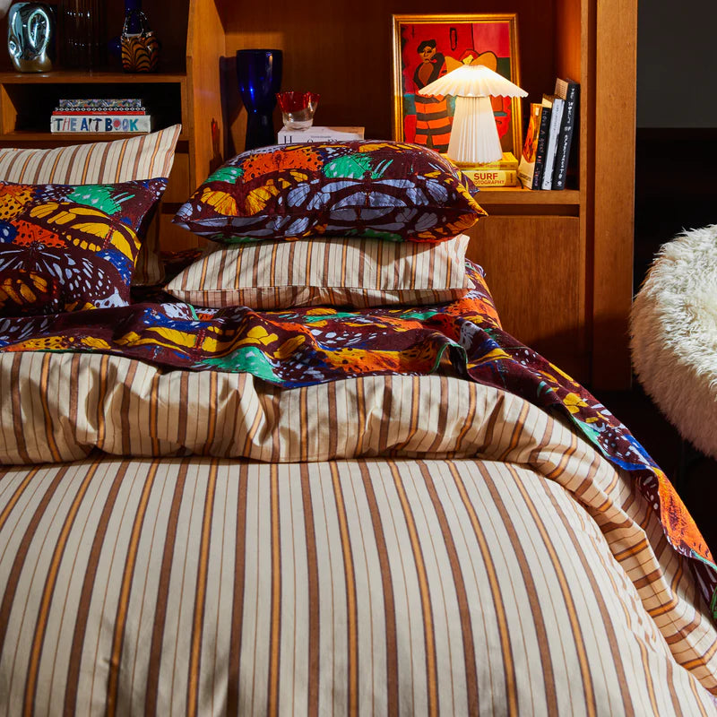 Leon Cotton Quilt Cover - Chiffon