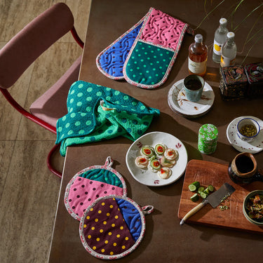 Paige Tea Towel - Verdant