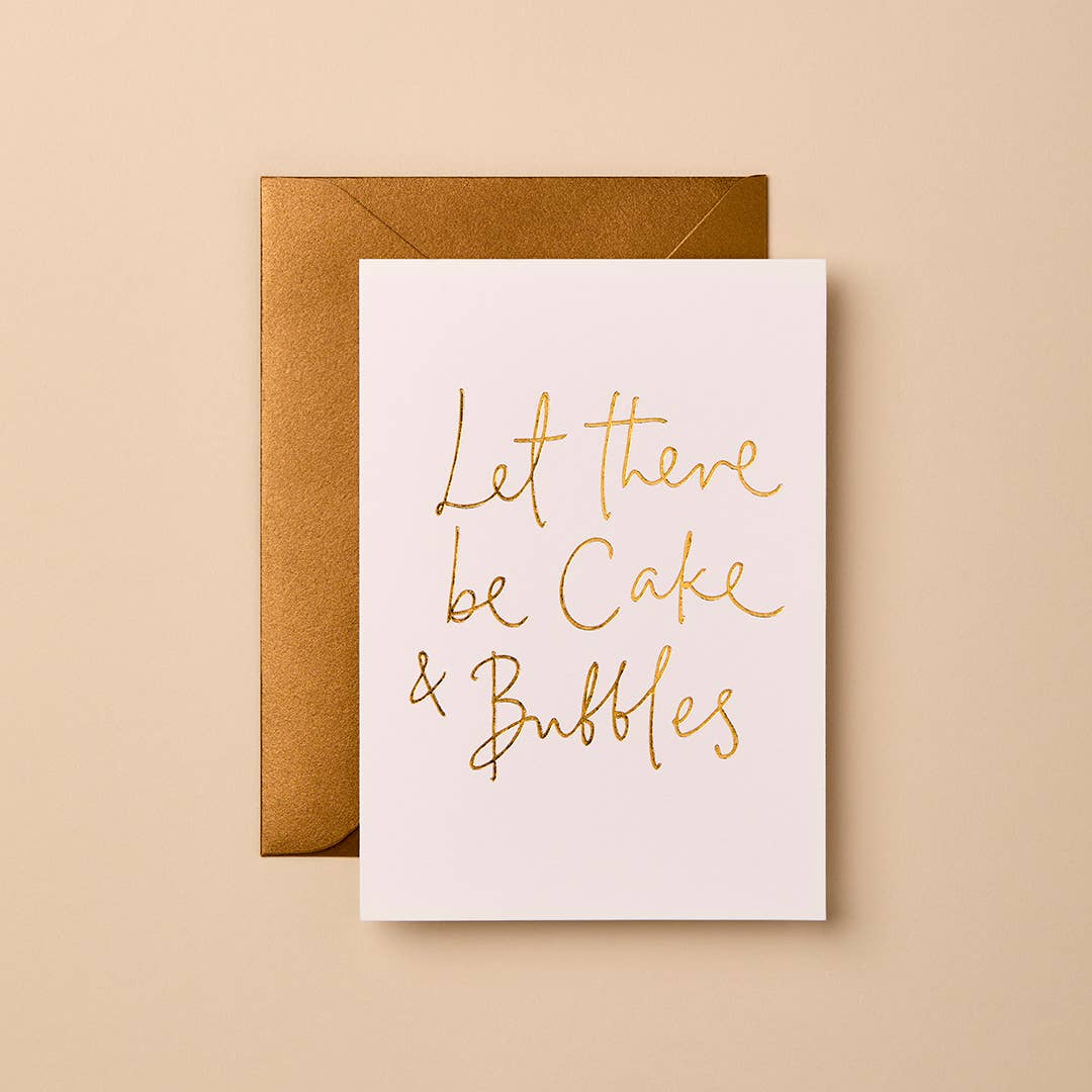 Let there be Cake Wedding | Greeting Card