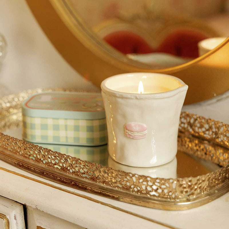 Bistro Ceramic Candle - Macaron 226g