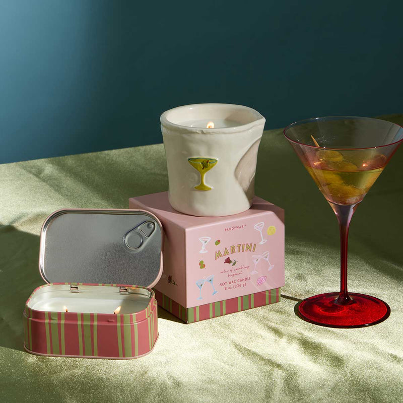 Bistro Ceramic Candle - Martini 226g
