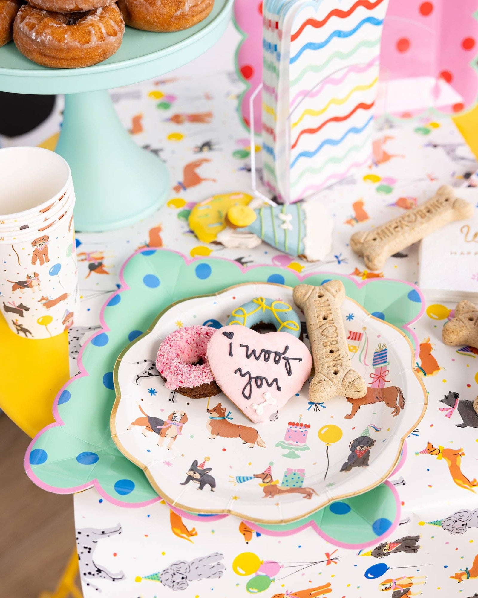 Dog Party Table Runner