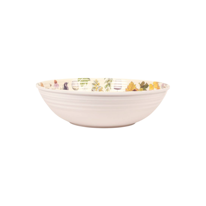 Vineyard Visions - Melamine Salad Bowl