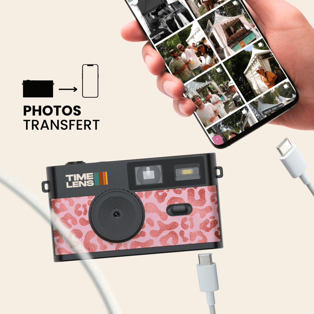 TimeLens® Camera Pink Leopard Edition