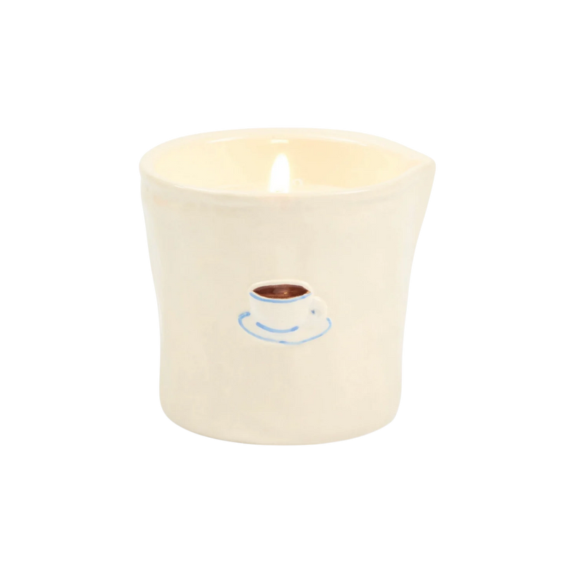 Bistro Ceramic Candle - Cappuccino 226g
