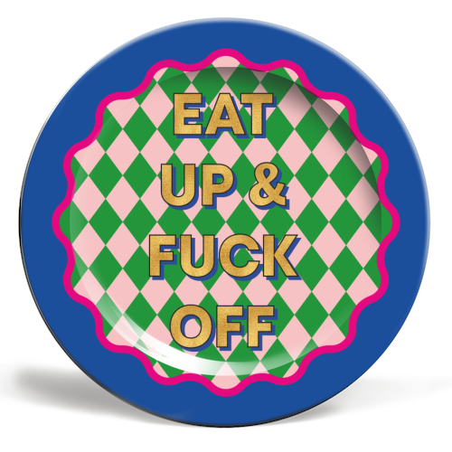Plates '& F*ck Off' By Claire Atwood: 10 Inch