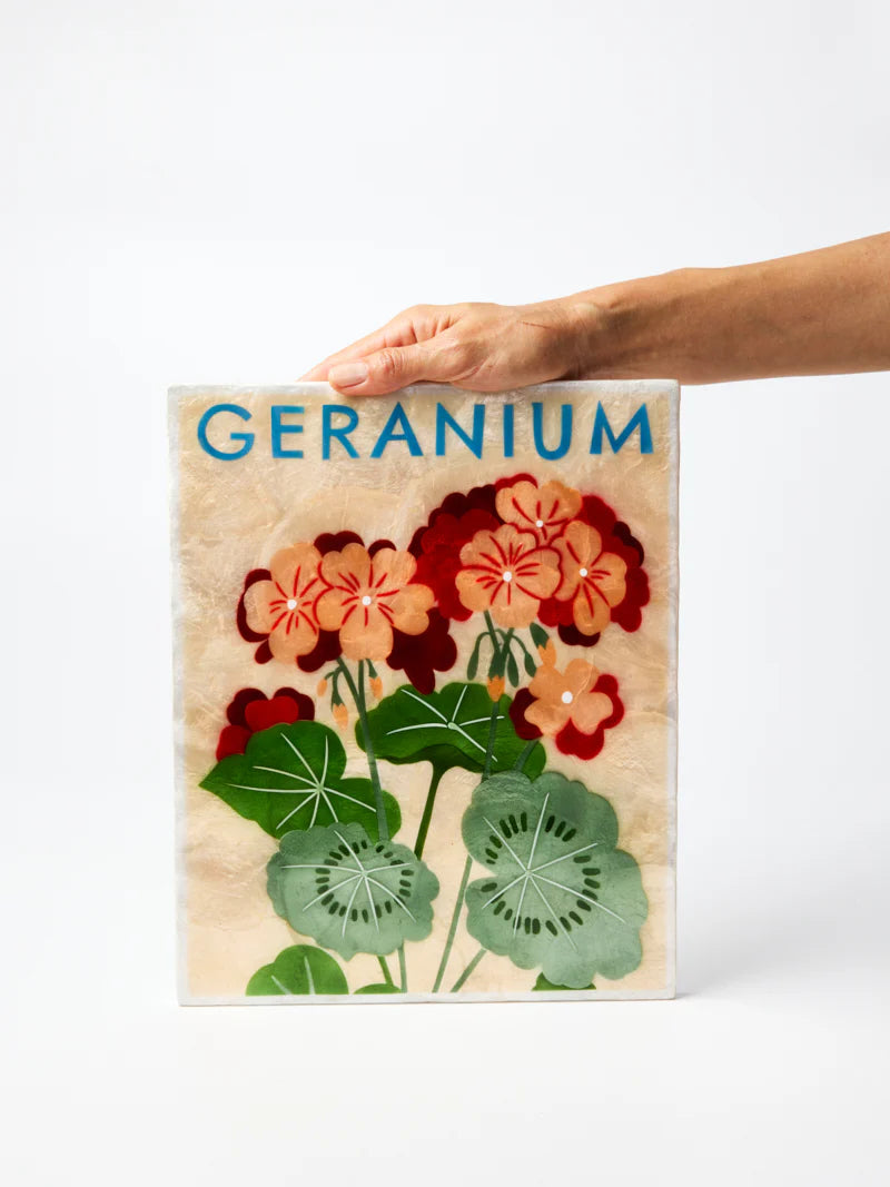 Market Wall Art Geranium
