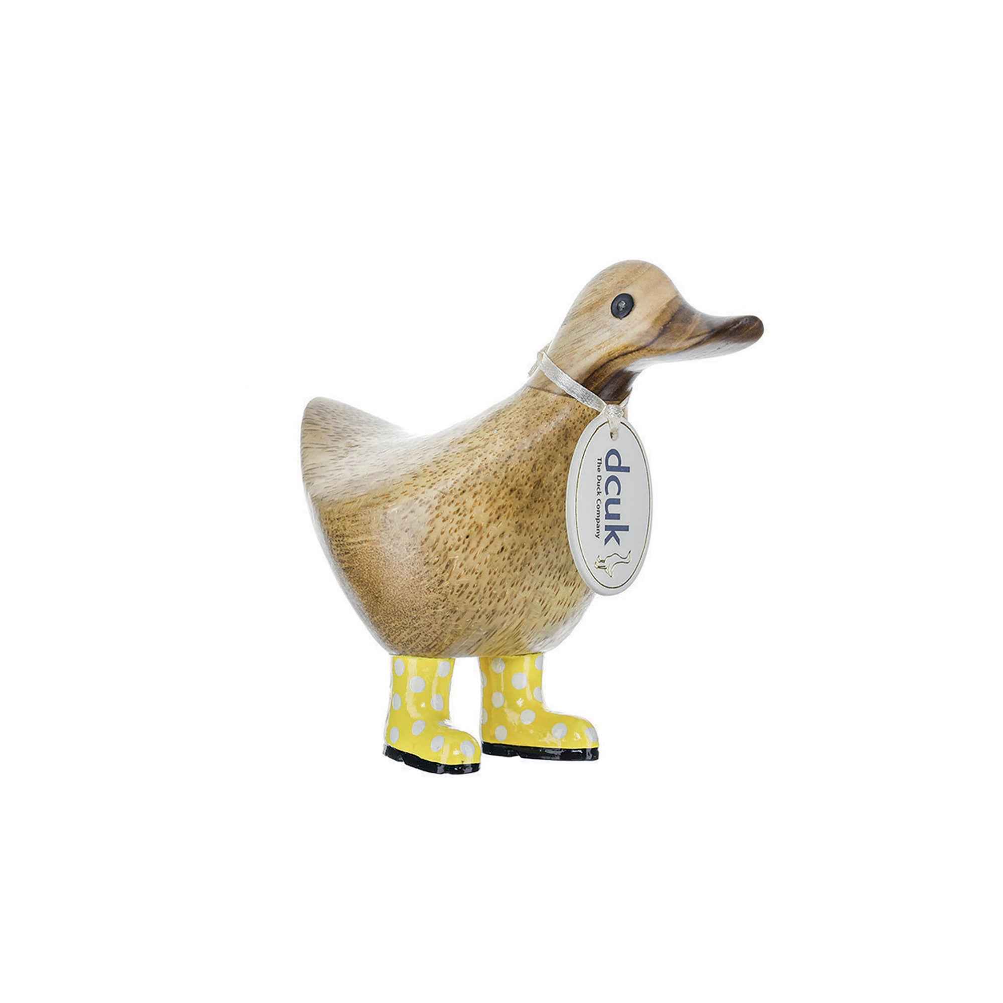 DCUK NATURAL WELLY DUCKY SPOTTY NATURAL