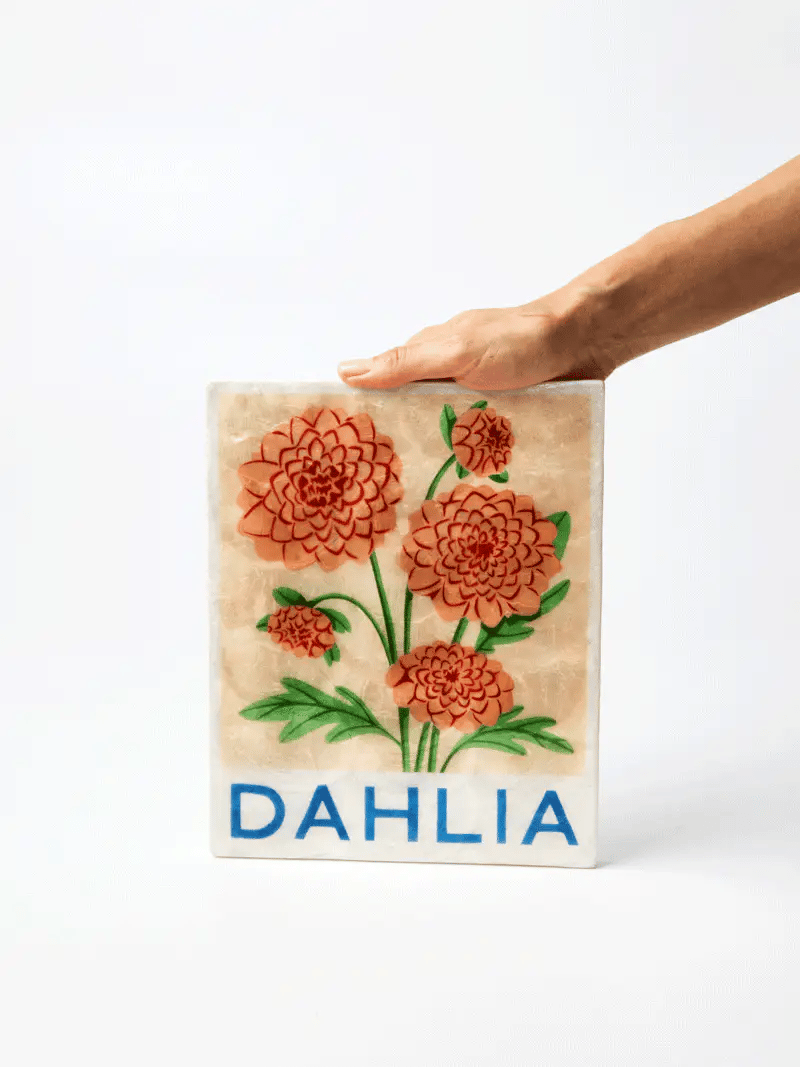 Market Wall Art Dahlia