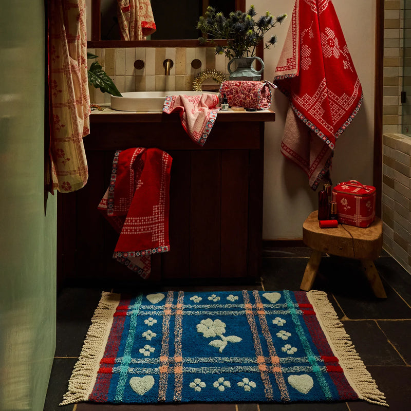 Josephine Bath Mat - Blue Bell