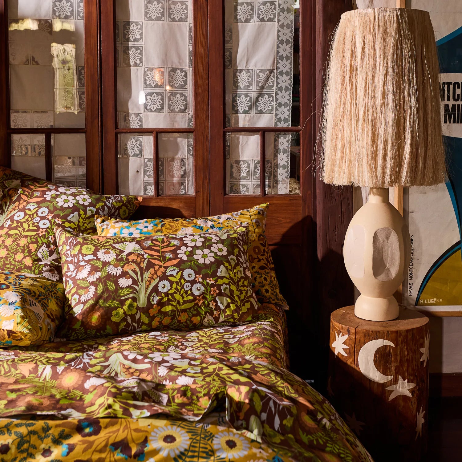Sloane Cotton Sheets - Umber Flat Sheet