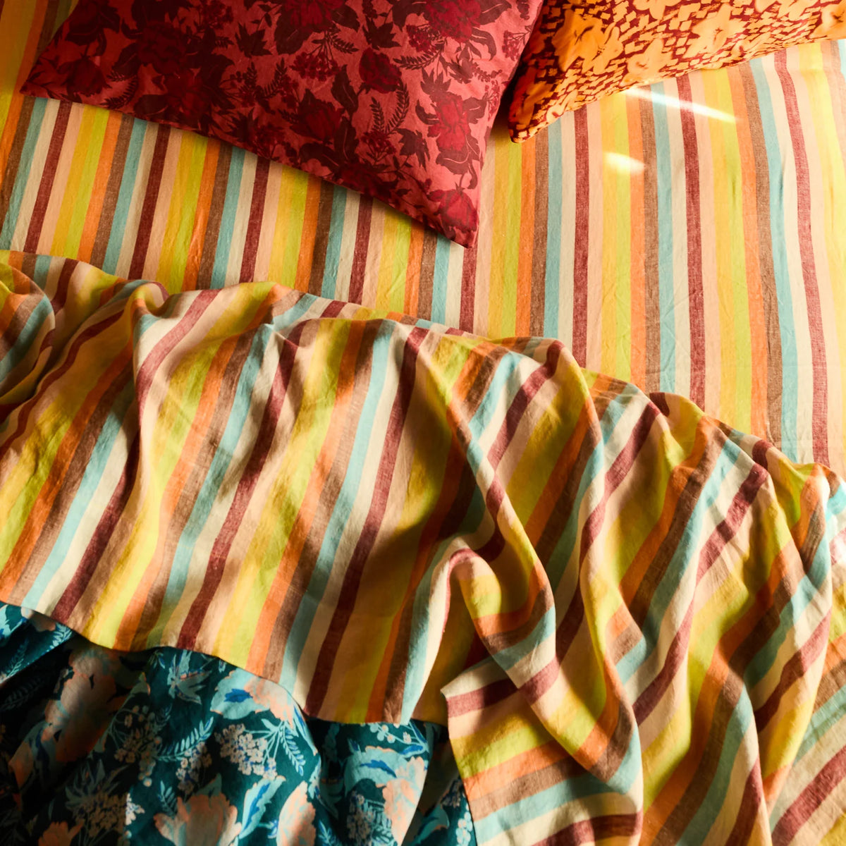 Tilda Linen Sheets Flat Sheet