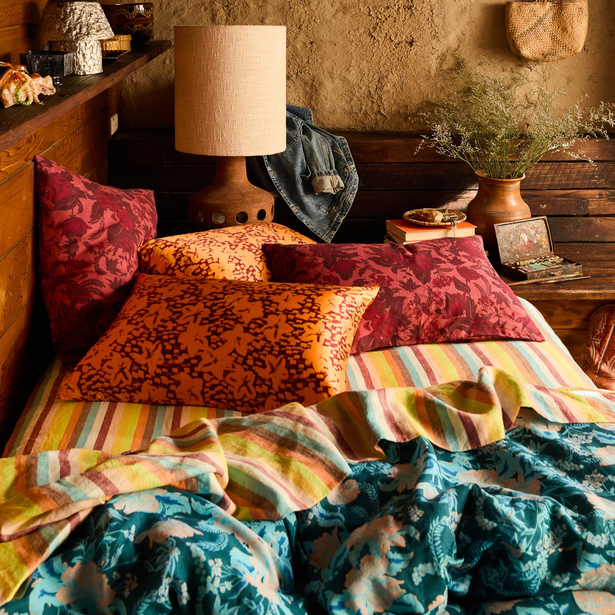 Tilda Linen Sheets Flat Sheet