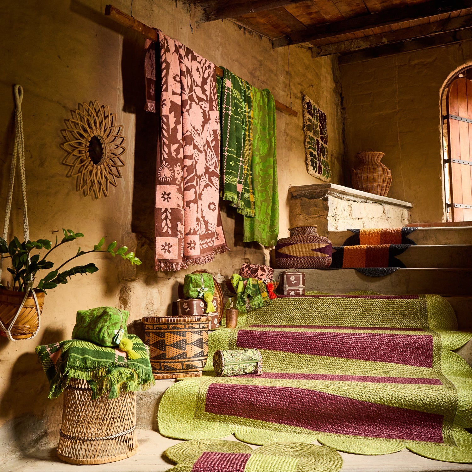 Josephine Hand Towel - Hunter Green